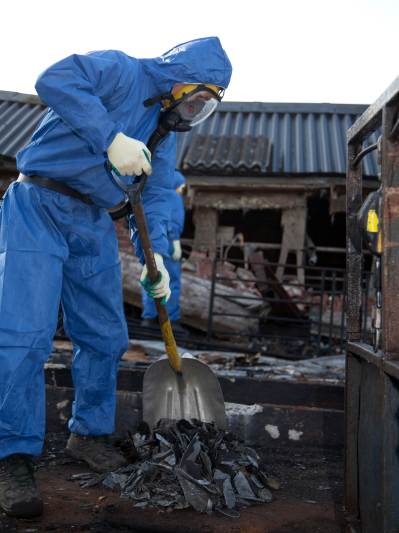 asbestos roof removal